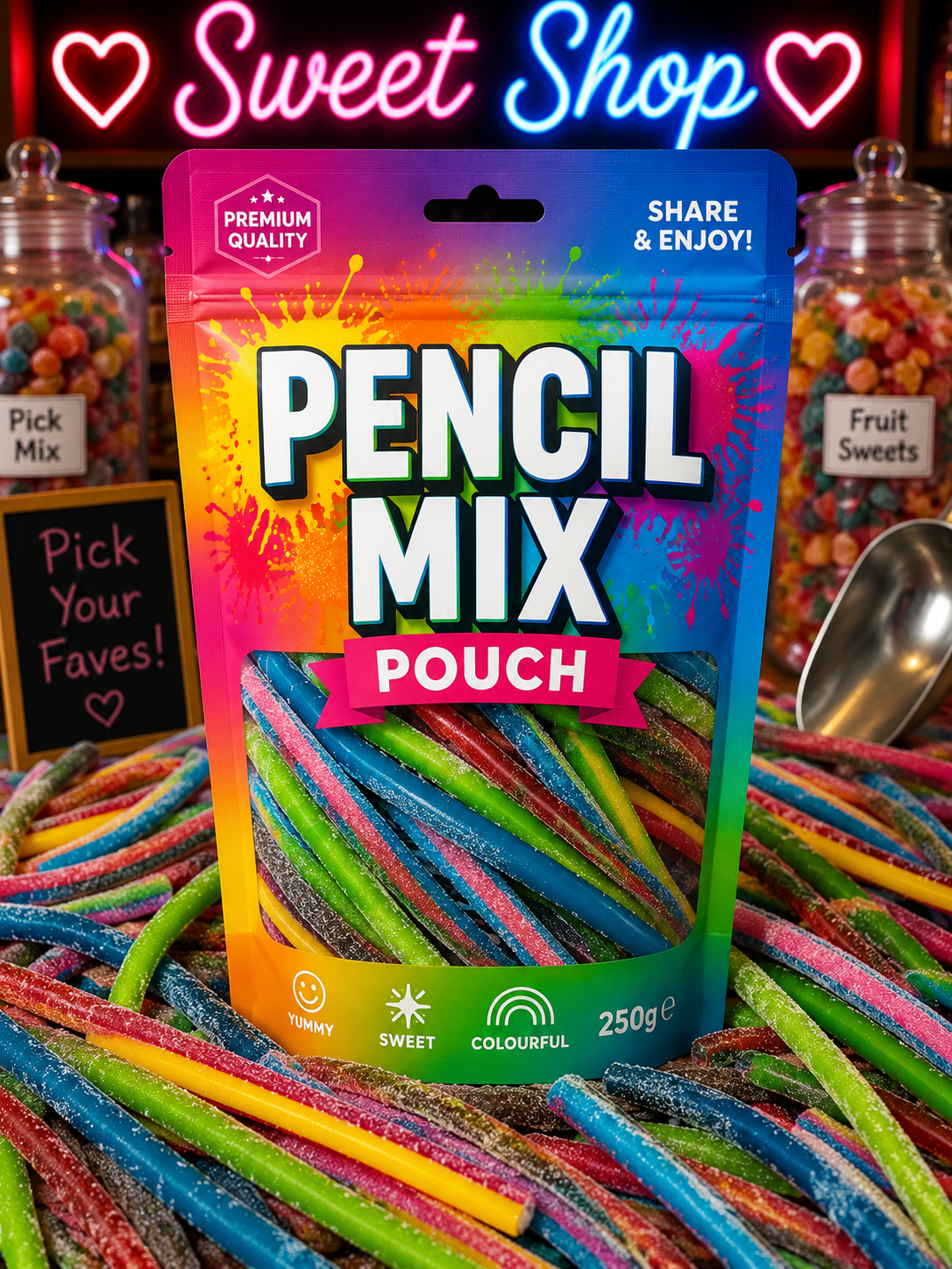 Pencil mix pouch