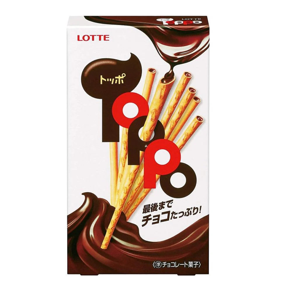 Toppo vanilla filled pretzel sticks