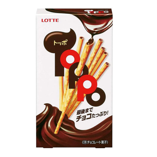 Toppo vanilla filled pretzel sticks