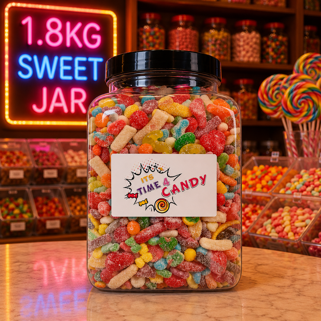 1.8kg sweet jar