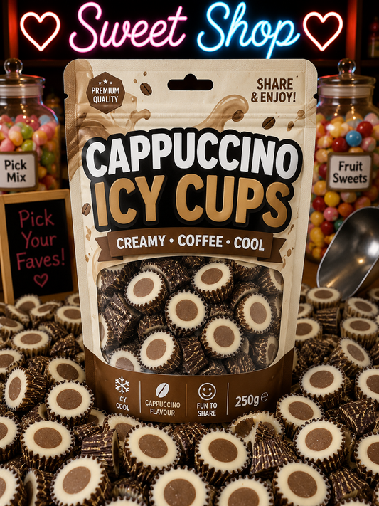 Icy cups cappuccino
