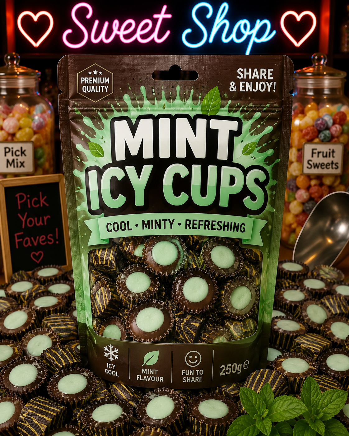 Icy cups mint