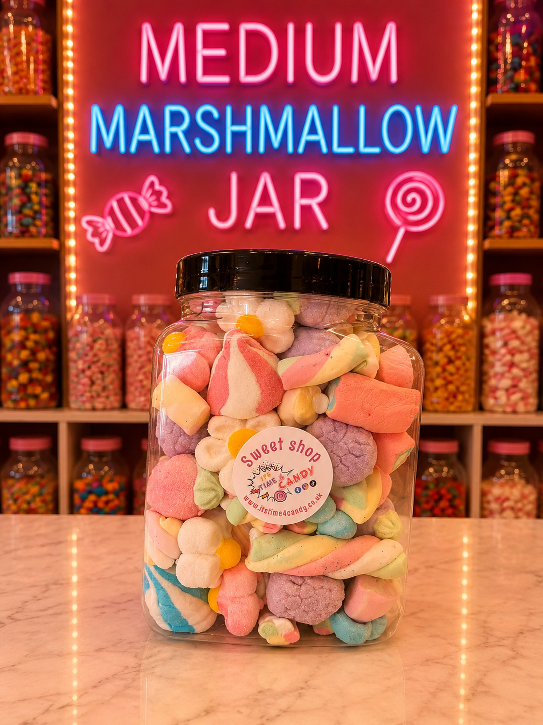 Medium marshmallow jar
