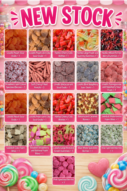 New in limited sweets! Swedish sweets