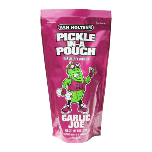 Pickle in a pouch garlic joe
