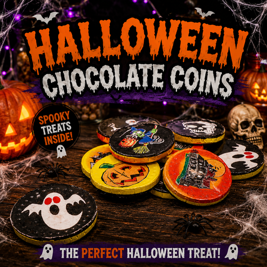 Halloween chocolate coins
